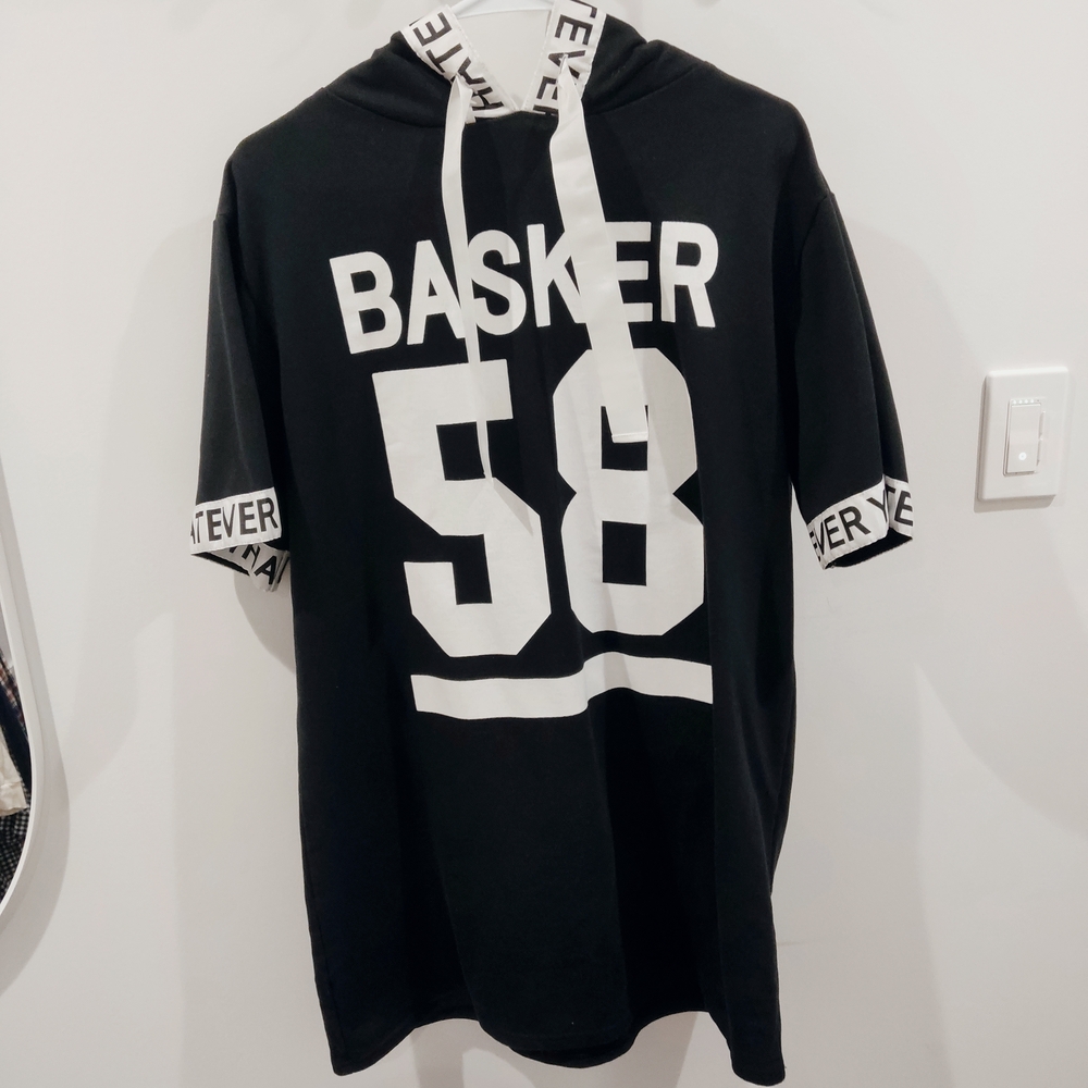 Black Graphic Hoodie T-Shirt